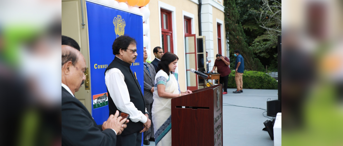  75th Independence Day of India was celebrated in the Consulate premises. Here are few glimpses